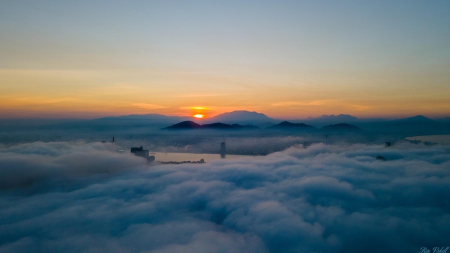 Hiện tượng sương mù xuất hiện tại TP Đà Nẵng  trước tết Nguyên Đán 2023