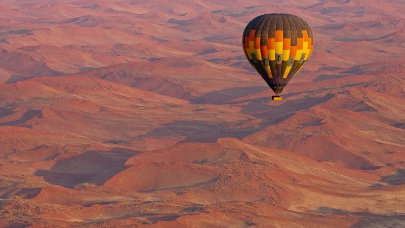 Trải nghiệm khinh khí cầu ở Namibia