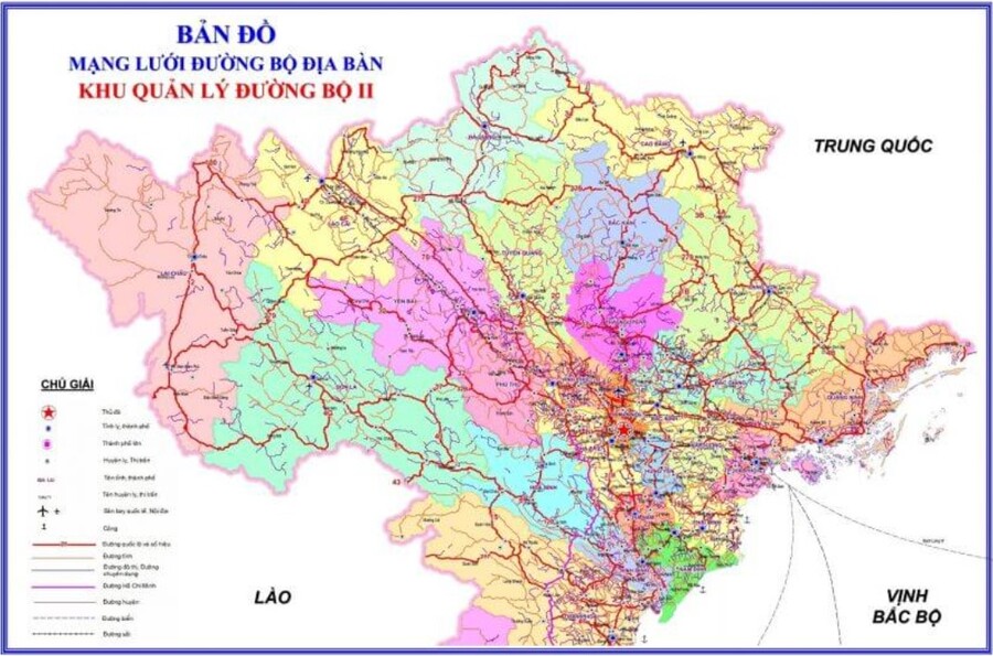 Bản đồ miền Bắc Việt Nam: Bản đồ quy hoạch, giao thông, hành chính,...