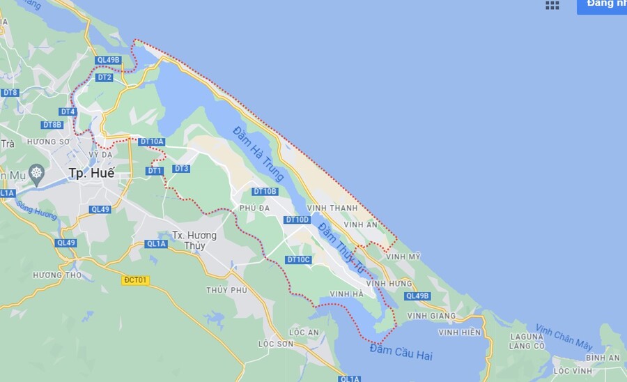 Bản đồ huyện Phú Vang tỉnh Thừa Thiên Huế [Cập Nhật 2023]
