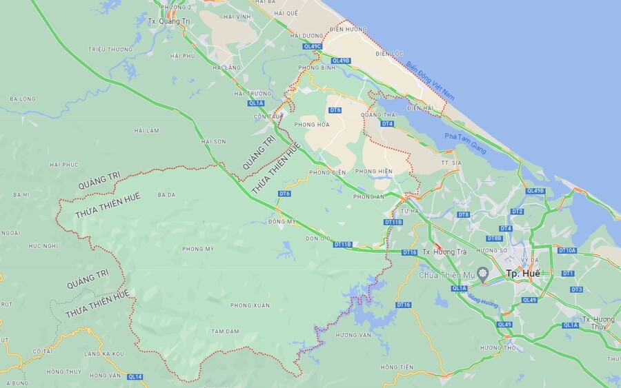 Tổng quan bản đồ huyện Phong Điền tỉnh Thừa Thiên Huế [Cập nhật 2023]